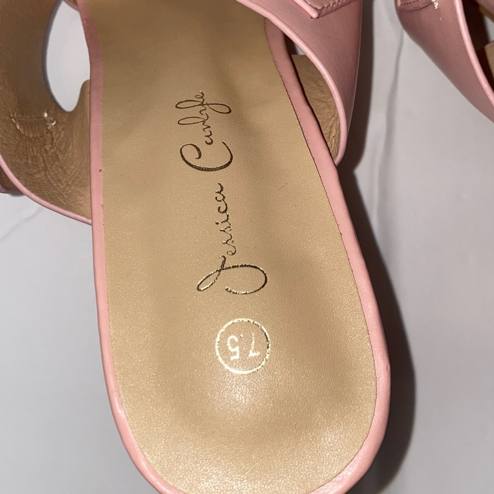 Pink Women's Sandals with Buckle Detail - Picture 3 of 8